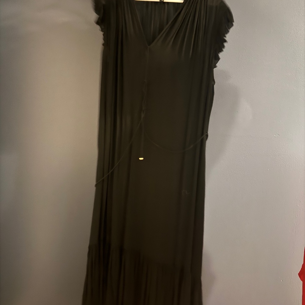 Banana Republic Black Midi Dress - Picture 2 of 5